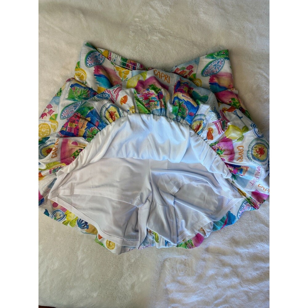 NWT Show me Your Mumu Celeste Skort Women's XL Fun Colorful Amalfi Coast - Picture 7 of 7